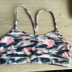 Lululemon flow y sports bra in tie dye